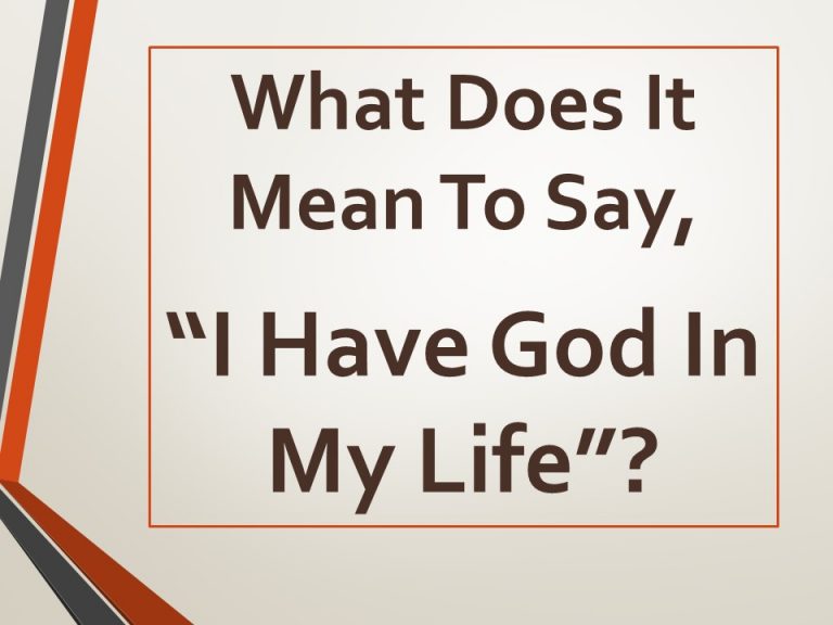 who is god in your life essay brainly